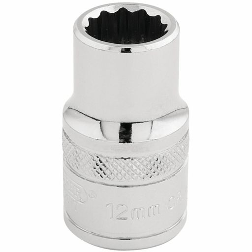 Draper HI-TORQ® 12 Point Socket, 1,2 Sq. Dr., 12mm