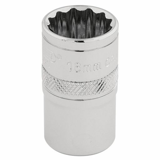 Draper HI-TORQ® 12 Point Socket, 1,2 Sq. Dr., 16mm