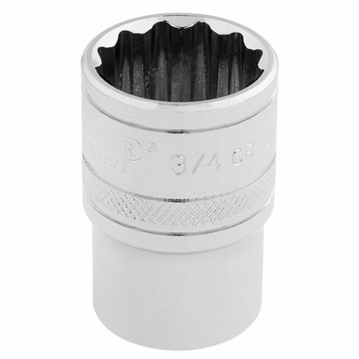 Draper HI-TORQ® 12 Point Socket, 1,2 Sq. Dr., 3,4