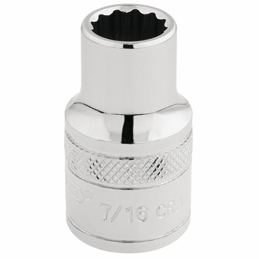 Draper HI-TORQ® 12 Point Socket, 1,2 Sq. Dr., 7,16