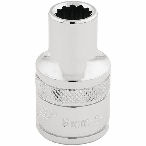 Draper HI-TORQ® 12 Point Socket, 1,2 Sq. Dr., 9mm