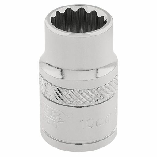 Draper HI-TORQ® 12 Point Socket, 3,8 Sq. Dr., 10mm