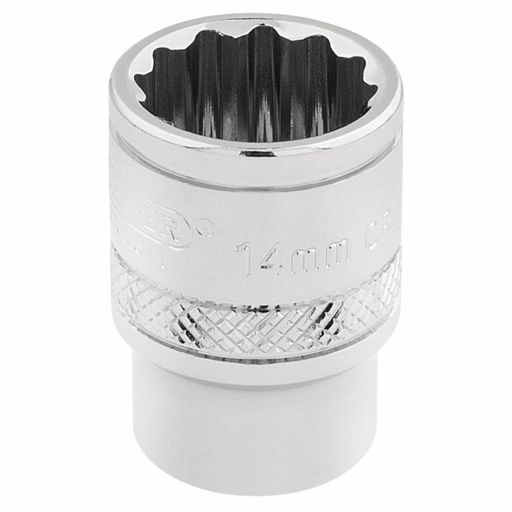 Draper HI-TORQ® 12 Point Socket, 3,8 Sq. Dr., 14mm