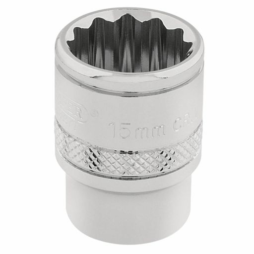 Draper HI-TORQ® 12 Point Socket, 3,8 Sq. Dr., 15mm