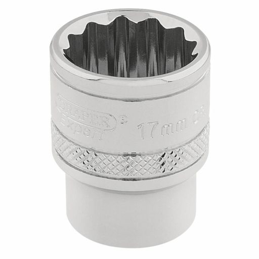 Draper HI-TORQ® 12 Point Socket, 3,8 Sq. Dr., 17mm
