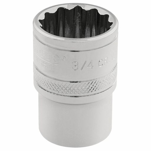 Draper HI-TORQ® 12 Point Socket, 3,8 Sq. Dr., 3,4
