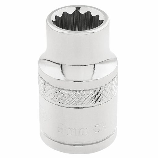 Draper HI-TORQ® 12 Point Socket, 3,8 Sq. Dr., 9mm