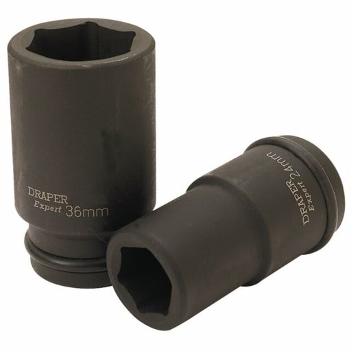 Draper HI-TORQ® 6 Point Deep Impact Socket, 3,4 Sq. Dr., 24mm