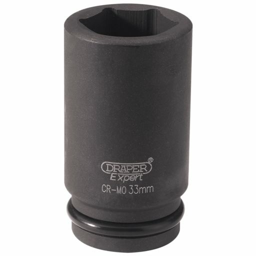 Draper HI-TORQ® 6 Point Deep Impact Socket, 3,4 Sq. Dr., 33mm