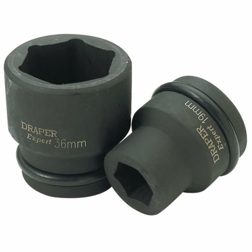 Draper HI-TORQ® 6 Point Impact Socket, 3,4 Sq. Dr., 19mm