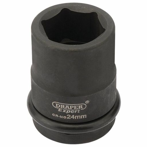 Draper HI-TORQ® 6 Point Impact Socket, 3,4 Sq. Dr., 24mm