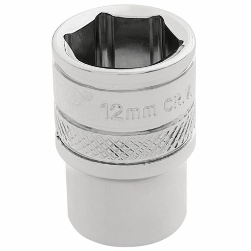 Draper HI-TORQ® 6 Point Socket, 1,4 Sq. Dr., 12mm