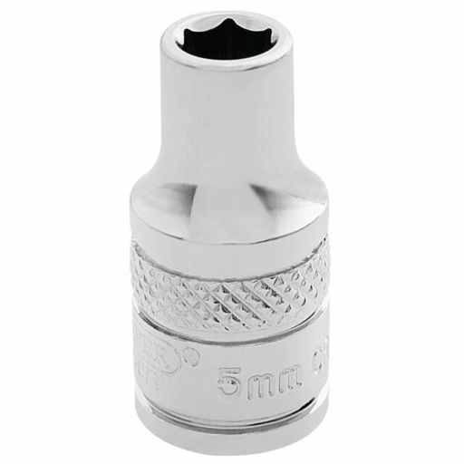 Draper HI-TORQ® 6 Point Socket, 1,4 Sq. Dr., 5.0mm