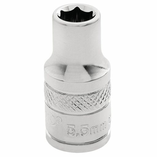 Draper HI-TORQ® 6 Point Socket, 1,4 Sq. Dr., 5.5mm