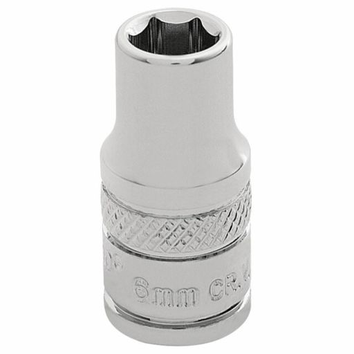 Draper HI-TORQ® 6 Point Socket, 1,4 Sq. Dr., 6.0mm
