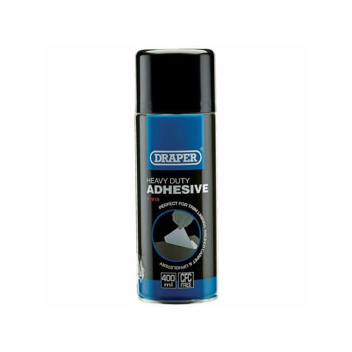Draper Heavy Duty Spray Adhesive, 400ml