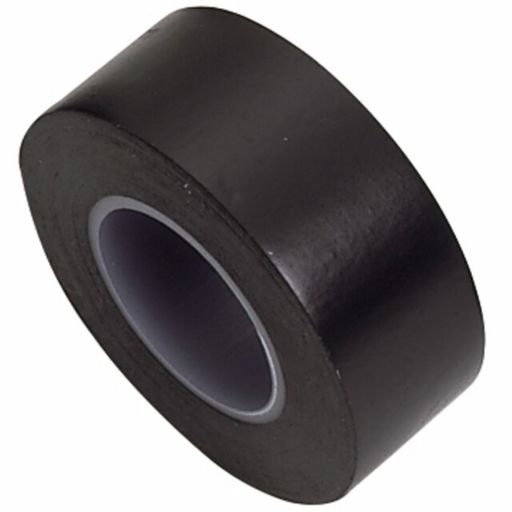 Draper Insulation Tape 10m x 19mm, Black (Pack of 8)