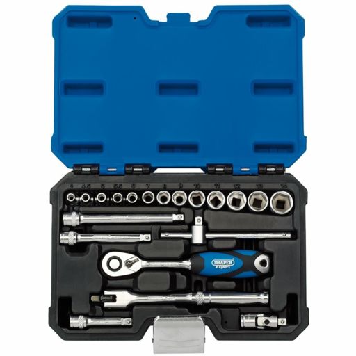 Draper Metric Socket Set, 1,4 Sq. Dr. (20 Piece)