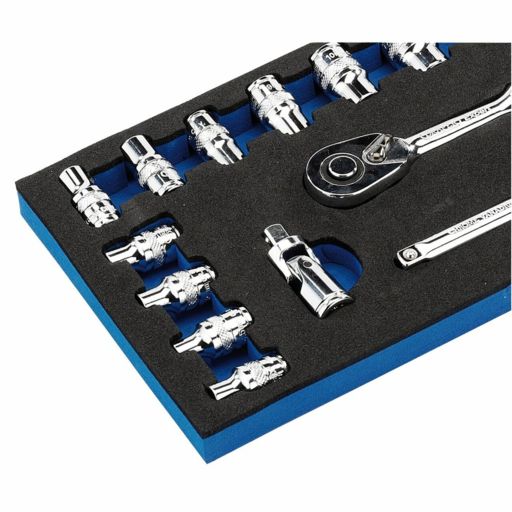 Draper Metric Socket Set, 1,4 Sq. Dr. (26 Piece)