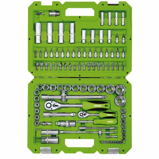 Draper Metric Tool Kit, 1,4 and 1,2 Sq. Dr. (100 Piece)