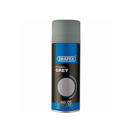 Draper Primer, 400ml, Grey