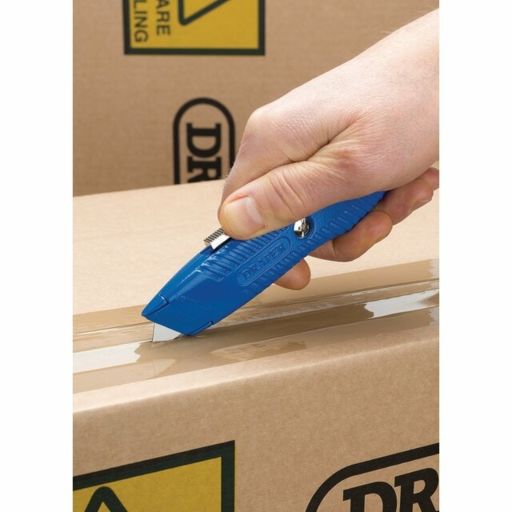 Draper Retractable Blade Trimming Knife, 5 x Spare Blades