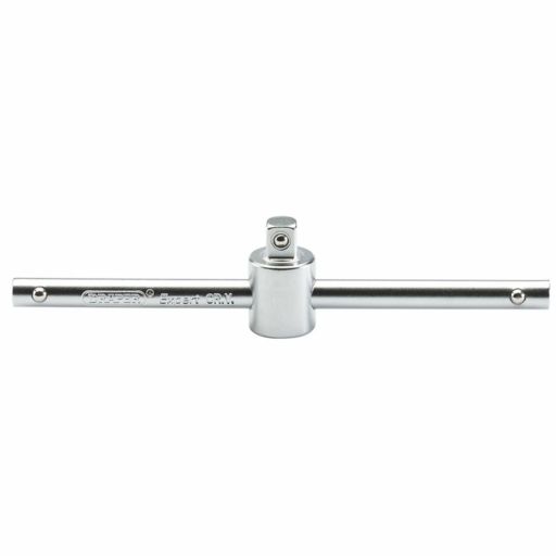 Draper Satin Chrome Sliding T Bar, 1,4 Sq. Dr.
