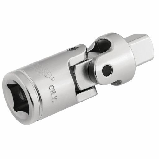Draper Satin Chrome Universal Joint, 1,2 Sq. Dr.