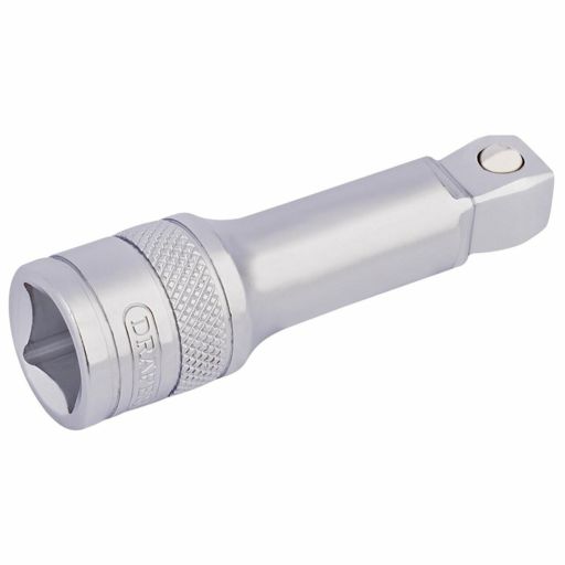 Draper Satin Chrome Wobble Extension Bar, 1,2 Sq. Dr., 75mm