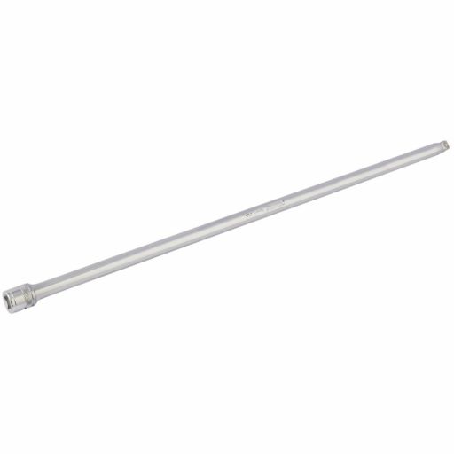 Draper Satin Chrome Wobble Extension Bar, 3,8 Sq. Dr., 450mm