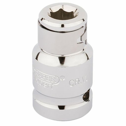 Draper Screwdriver Bit Holding Socket, 1,2 Sq. Dr. x 5,16 Hexagon