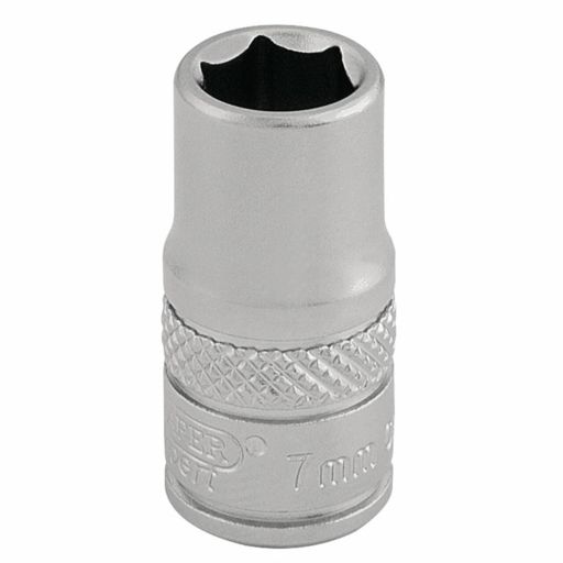 Draper Socket, 1,4 Sq. Dr., 7mm