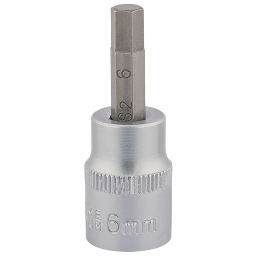 Draper Socket with Hexagonal Bit, 3,8 Sq. Dr., 6mm