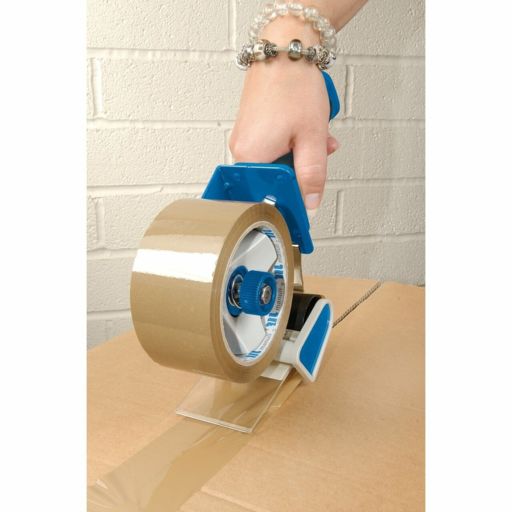 Draper Soft Grip Hand-Held Security Packing Tape Dispenser, 50mm