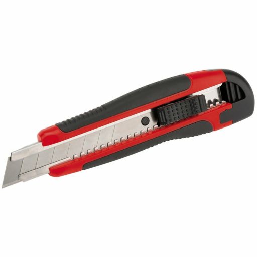 Draper Soft-Grip Retractable Trimming Knife, 18mm