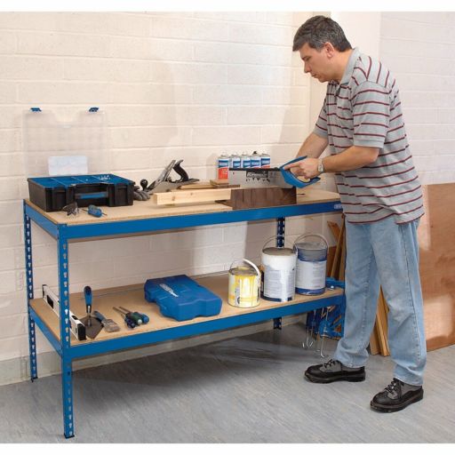 Draper Steel Workbench, 1800 x 600 x 900mm