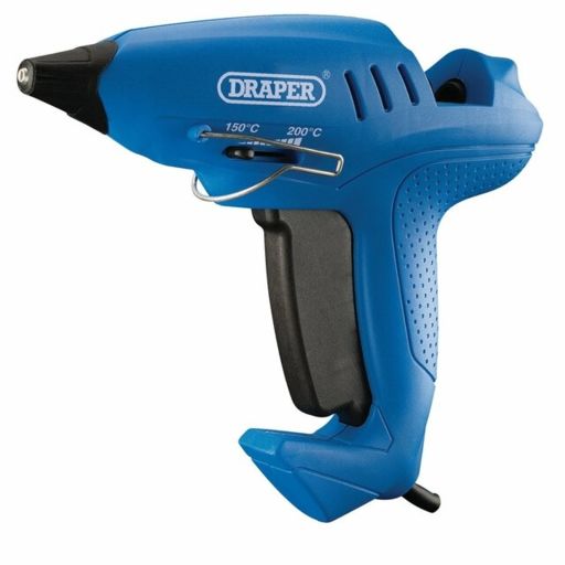 Draper Storm Force Variable Heat Glue Gun, 400W, 6 x Glue Sticks