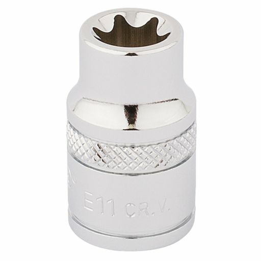 Draper TX-STAR® Socket, 3,8 Sq. Dr., E11