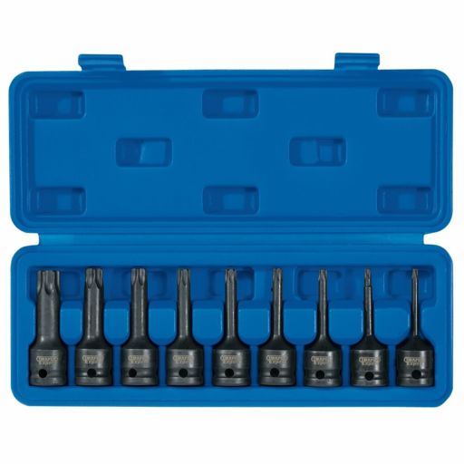 Draper TX-STAR® Socket Bit Set, 1,2 Sq. Dr. (9 Piece)