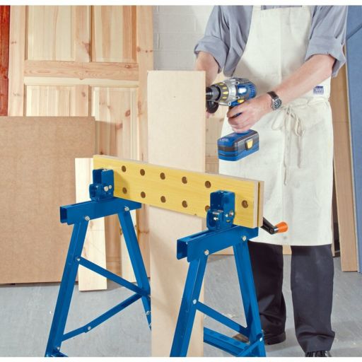 Draper Tilt & Clamp Fold Down Workbench, 600mm