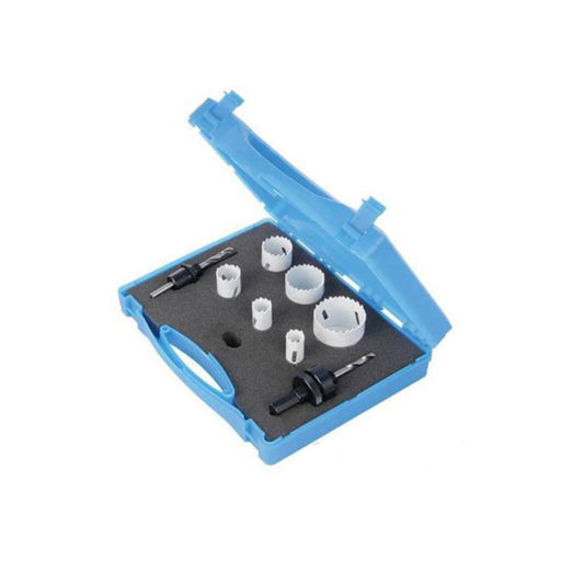 Electricians Bi-Metal Holesaw Kit, 9 pcs
