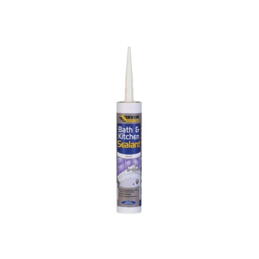 Everbuild Bath & Kitchen Sealant, White, 290ml
