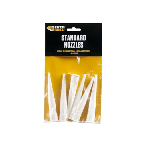 Everbuild Standard Nozzles, Pack of 6