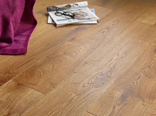 Evolve Knightsbridge, Engineered Oak Flooring, Smoked, Brushed & Lacquered, 190x15x1900mm