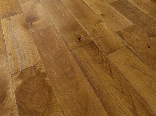 Blanko Budget Cadiz, Engineered Oak Flooring, Golden Brushed & Lacquered, 190x14xRL