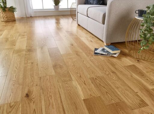 Blanko Budget Casares, Engineered Oak Flooring, Natural UV Lacquered, RLx125x18mm