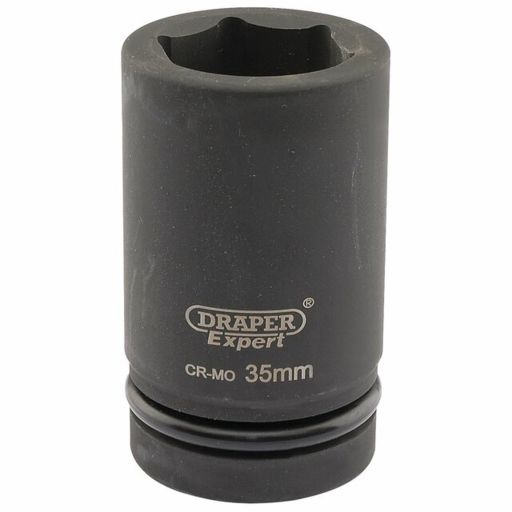 Draper Expert HI-TORQ® 6 Point Deep Impact Socket, 1 Sq. Dr., 35mm