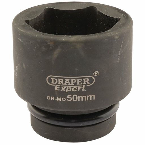 Draper Expert HI-TORQ® 6 Point Impact Socket, 1 Sq. Dr., 50mm