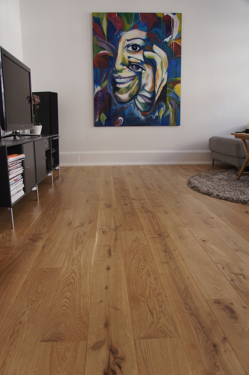 Junckers Solid Oak Wood Flooring, Ultra Matt Lacquered, Variation, 140x20.5mm