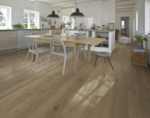 Kahrs Sand Brighton Oak Engineered 1-Strip Wood Flooring, Matt Lacquered, 187x15x2266mm